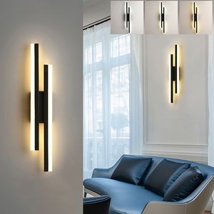 شريط طويل شمالي بسيط مصباح جداري شخصي شمعدانات ممر بسيط رأس غرفة نوم سرير إضاءة - Product Image 1