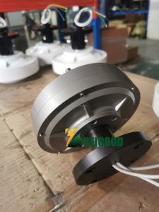 เครื่องกำเนิดไฟฟ้าแม่เหล็กถาวรแบบสามเฟส5KW แกนความเร็วสูง220V 380V สำหรับ <span class=keywords><strong>vawt</strong></span> 500W - Product Image 6