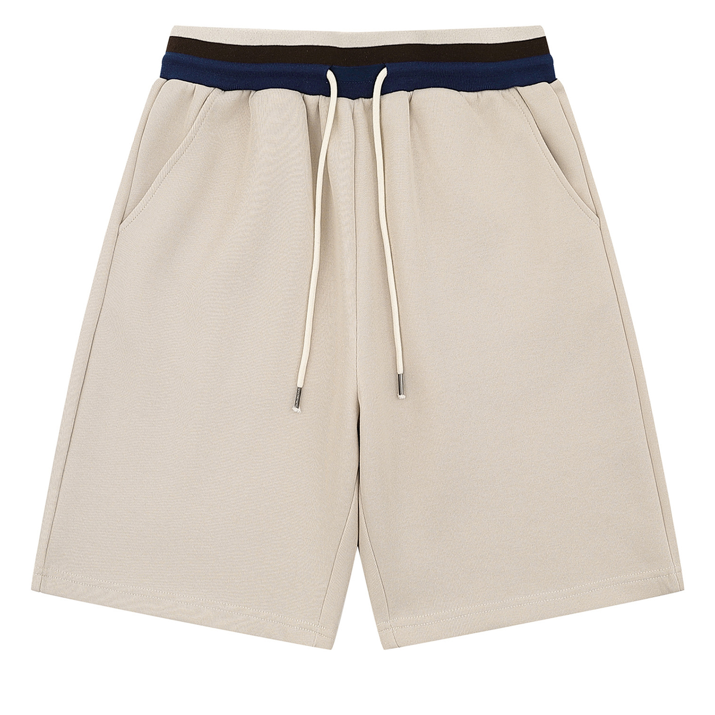 Custom Drawstring Waist Shorts Plus Size Men's Shorts Summer Patchwork Elastic Waist Baseball Shorts