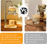 Lampe chauffe-bougie électrique moderne à intensité variable, veilleuse parfumée, décoration de bureau et éclairage décoratif