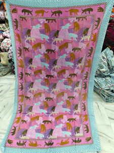 Fabricante de Pareos Florales de Algodón Indio con Estampado en Bloque, Bikini Sexy - Product Image 6