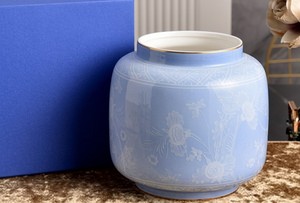 Hot Italian Style Large & <b>Small</b> Contemporary Porcelain Flower Pots for Home Decor-Luxury Wedding Tabletop Lantern <b>Vase</b> - Product Image 3
