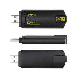 Mạnh mẽ Wifi 7 USB dongle be6500 không dây USB3.0 Card mạng Tri-Band 6500Mbps Wifi Adapter miễn phí điều khiển - Product Image 6