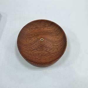 Soporte de Madera Maciza Hecho a Mano para Quemador, Bandeja de Nogal Negro Norteamericano para Ceremonia del Té y Difusor de Aromaterapia al por Mayor - Product Image 5