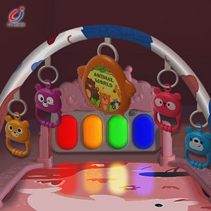Chengji Tapis d'Éveil Sensoriel Montessori <span class=keywords><strong>Girafe</strong></span> pour Bébé, Tapis <span class=keywords><strong>de</strong></span> Sol d'Activité Musicale avec Piano à Pied pour Nourrissons et Bébés - Product Image 4