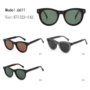 Lunettes de soleil unisexes, monture noire, verres marron, protection UV400, style rétro, protection solaire pour adultes - Product Image 3