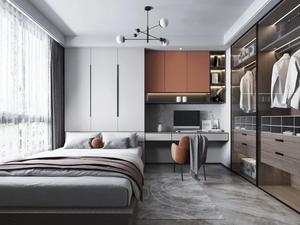 2025 nouveau Design garde-robe à la mode conçoit une armoire de placard multifonctionnelle avec bureau et étagère meubles de chambre - Product Image 3