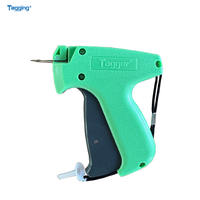 Aiguille standard pour pistolet à étiquettes - Longueur de l'aiguille 35 mm, matériau ABS, vert + noir, durable et écologique pour vêtements, serviettes et chaussettes
