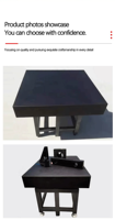 Table de mesure en granit de haute précision, base anti-vibration en granit pour l'inspection et l'étalonnage des machines-outils CNC