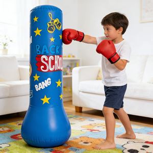 Sac de frappe gonflable de la meilleure qualité pour un jeu sûr et une réduction des risques de blessure par rapport aux jouets durs - Product Image 3