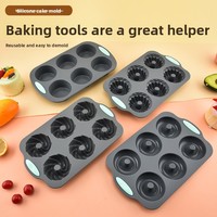 Moule en silicone à 6 cavités pour gâteaux et savons, DIY fait main, pour gâteaux citrouille, chocolat, pain de mie, beignets et pâtisseries, NP-1079