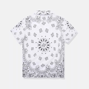 <span class=keywords><strong>เสื้อ</strong></span>เชิ้ตผ้าฝ้ายลำลองผู้ชาย แขนสั้น ปกพับลายดอกไม้ฤดูร้อน สไตล์ฮิปฮอป - Product Image 2