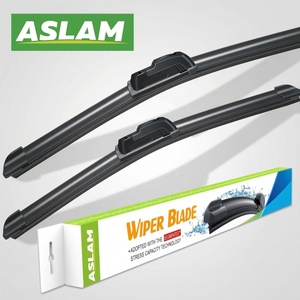 Lame d'essuie-glace de voiture en caoutchouc naturel personnalisée OEM, structure universelle sans cadre, souple, pour pare-brise, pièces automobiles durables - Product Image 1