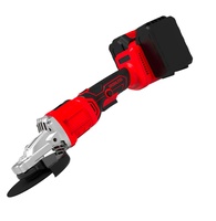 Meuleuse d'angle sans fil à batterie au lithium en forme de bec de canard, peut accueillir 2 batteries, rechargeable, pour la découpe et le polissage