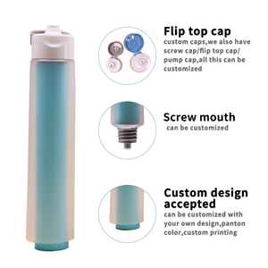 Tube en plastique personnalisé à double chambre en forme de pétale avec rabat à vis pour diverses applications - Product Image 5