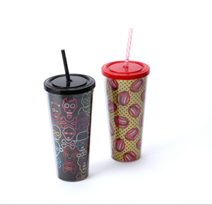 Koi 24OZ Classic Eco-Friendly Coffee Tumbler & <b>Plastic</b> Water <b>Bottle</b> with for Customized Logo Travel Office Use - Product Image 1