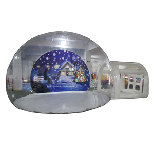 Envío gratis por mar gigante <span class=keywords><strong>Navidad</strong></span> bola <span class=keywords><strong>de</strong></span> nieve inflable tamaño humano globo <span class=keywords><strong>de</strong></span> nieve para exterior - Product Image 2