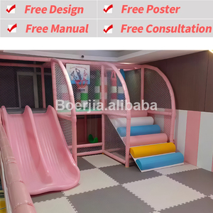 Equipo de Juegos Interior de Acero con Certificación CE para Niños, con Acolchado de Seguridad Suave y Decoración Temática para Clubes Infantiles en Centros Comerciales - Product Image 2
