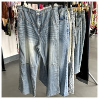 Pakaian Bekas Bermerek Grosir Grade 19kg 38kg Bal Baju Wanita Celana Denim Bekas