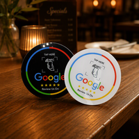 Stiker Meja Bar NFC NTAG213 Tahan Air Perekat untuk Koleksi Ulasan Pub dan Interaksi Media Sosial Pemasok dari Cina