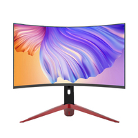 Monitor Gaming 2K 165Hz 500Hz, Monitor Curvo 240Hz, Monitor Curvo Gaming 4K de 32 Pulgadas para PC