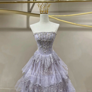 Jancember JFH116 Vestido de Quinceañera Encantador y Brillante, <span class=keywords><strong>Alta</strong></span> <span class=keywords><strong>Costura</strong></span>, Vestido de Fiesta Largo con Pedrería - Product Image 5
