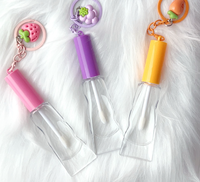 Tubes de gloss à lèvres en plastique et emballage cosmétique avec impression à l'écran, logo personnalisé, couleur personnalisée