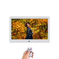 Cadre photo numérique multi-fonction cadre photo électronique USB carte SD réveil calendrier Photo musique vidéo télécommande