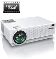 Aun — projecteur multimédia 3D Led, Full HD, 2020x1920 p, Portable, pour cinéma et bureau, pour vidéo professionnelle, nouvelle version 1080