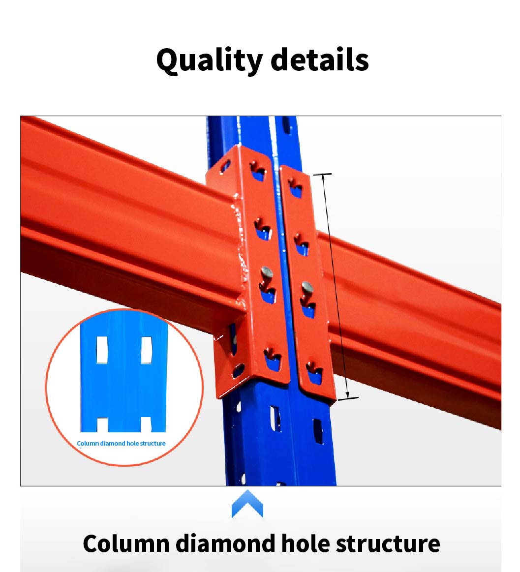 Warehouse Heavy Duty Steel Racking Selective Pallet Mezzanine Flooring Racking Systems