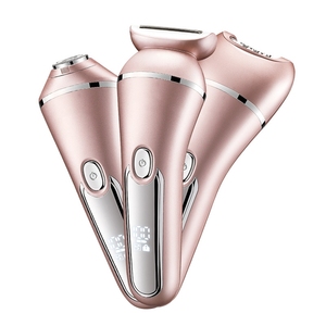 เครื่องโกนขนไฟฟ้า 3in1 มัลติฟังก์ชั่น กำจัดขนตามร่างกาย ใช้ได้ทั้งแบบแห้งและเปียก เครื่องถอนขนบิกินี่ แบตเตอรี่แบบ USB กันน้ำระดับ IPX4 เครื่องเล็มขนแบบพกพา - Product Image 1