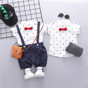 Ensembles décontractés pour enfants en gros : T-shirt blanc basique pour bébé et pantalon décontracté en coton biologique, style rétro - Product Image 2