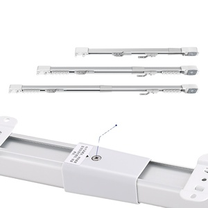 Riel de cortina de ventana Alexa para jardín, rieles de aluminio telescópicos electrónicos automáticos, Control de Motor motorizado Tuya WiFi <span class=keywords><strong>Google</strong></span> 1,8-3 - Product Image 1