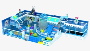 2025 aire de jeux intérieure sur le thème de l'océan <span class=keywords><strong>parc</strong></span> d'attractions du centre commercial avec trampoline et équipement de toboggan pour piscine à balles - Product Image 4