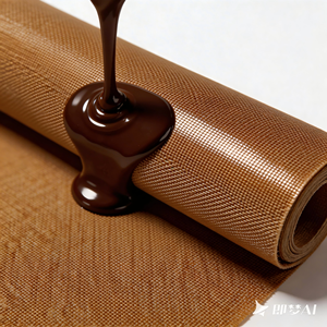 Tissu en <span class=keywords><strong>fibre</strong></span> <span class=keywords><strong>de</strong></span> <span class=keywords><strong>verre</strong></span> enduit <span class=keywords><strong>de</strong></span> PTFE en gros pour <span class=keywords><strong>la</strong></span> cuisson et les machines <span class=keywords><strong>de</strong></span> scellage industrielles - Product Image 6