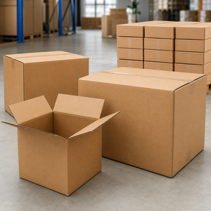 Scatole di Cartone Ondulato Economiche all'Ingrosso, Cartone Pesante a 3 Strati Tipo <span class=keywords><strong>B</strong></span> per Spedizioni - Product Image 1