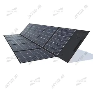 500W Portable Solar Panel Foldable & Durable Complete with an Adjustable Kickstand Case for Outdoor Advantures Emergency Power