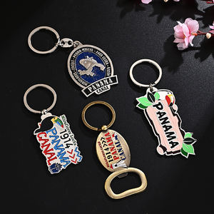 定制锌合金2D/3D硬搪瓷金属钥匙链标志信件夹钥匙圈纪念品定制个性化钥匙链 - Product Image 3