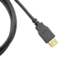 Fournisseur de câble VCOM Vente en gros Câble de rallonge USB 2.0V noir de haute qualité 1.8m 3m 5m mâle à femelle