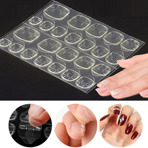 24pcs/shhet Doppelseitige falsche Nagel kunst Klebeband Transparenter Kleber Aufkleber DIY Tipps Falsche Nagel Maniküre Gel Make-up Tool - Product Image 5