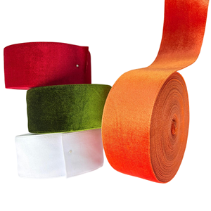 Ruban extensible en velours pelucheux large pour vêtements d'hiver, nœuds pour <span class=keywords><strong>cheveux</strong></span>, décorations de fêtes et chapeaux décorés - Product Image 5