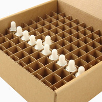 Boîte de papier en carton de haute qualité avec séparateurs d'inserts pour la protection des produits de bouteilles en verre