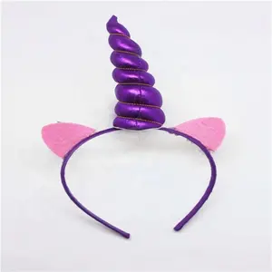 Polyester Unicorn Party Bow Head Band Supplier For Baby