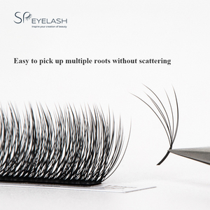 SP <span class=keywords><strong>CILS</strong></span> Nouveau Style Effet Fluffy 3D <span class=keywords><strong>Cils</strong></span> Camélia Désordonnés Solides Extension de <span class=keywords><strong>Cils</strong></span> Individuels 4D Multicouches Ébouriffés - Product Image 4