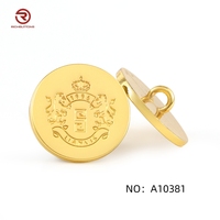 Grosir emas mawar & HITAM kustom Logo Aloi kancing Shank desain epoksi untuk pakaian dengan teknik pelapisan
