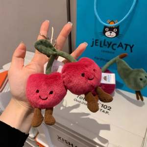 Jellycat Original Colgante de Peluche de Algodón, Juego Completo de Tres Estilos (Oso de la India, Cacahuete, Berenjena), Regalo al por Mayor - Product Image 2