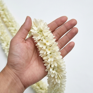 Artificial <b>White</b> <b>Hanging</b> Amaranthus Garland Decorative Floral Vine String for Wedding Backdrop Home Event Decoration - Product Image 2