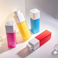 Flacon pompe airless carré de 30 ml en gros pour produits de soin, base de maquillage et sérum