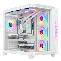 Ordinateur de bureau de jeu Barebone le plus populaire pour les professionnels, avec processeur Core i3/i5, 16 Go de DDR4, M.2, RX580, H610