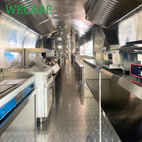 WECARE Restaurant conteneur préfabriqué personnalisé à deux étages café bar boulangerie café kiosque alimentaire avec cuisine complète